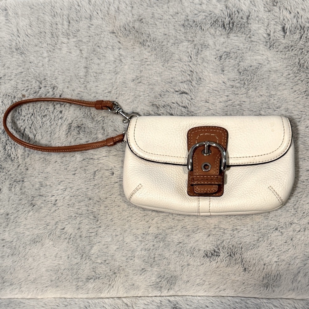 Coach Y2K Boho Leather Wristlet